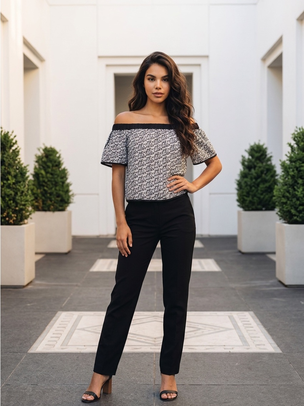 NWT rag & bone Flavia Off-the-Shoulder Lace Top